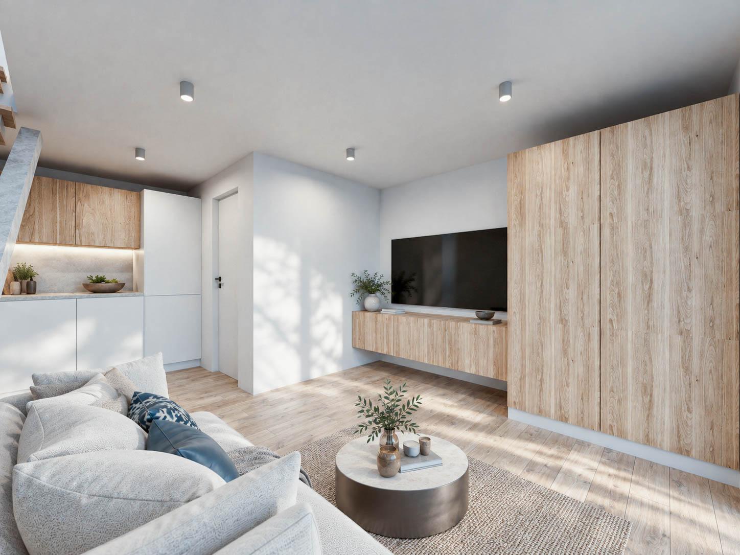 Loft 2+kk - vizualizace 3